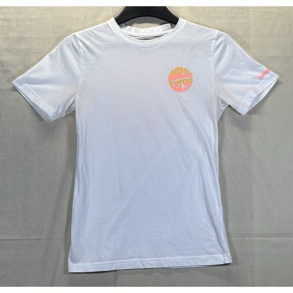 Hurley XL 13-15 Yrs White Retro Est 99 Graphic T-Shirt Boys Surf - Picture 1 of 16